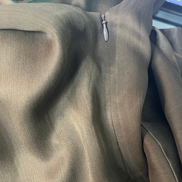 Jenny Yoo Silk Dress Womens 4 Party Cocktail Wedding Guest Formal Evening Event - Picture 11 of 16